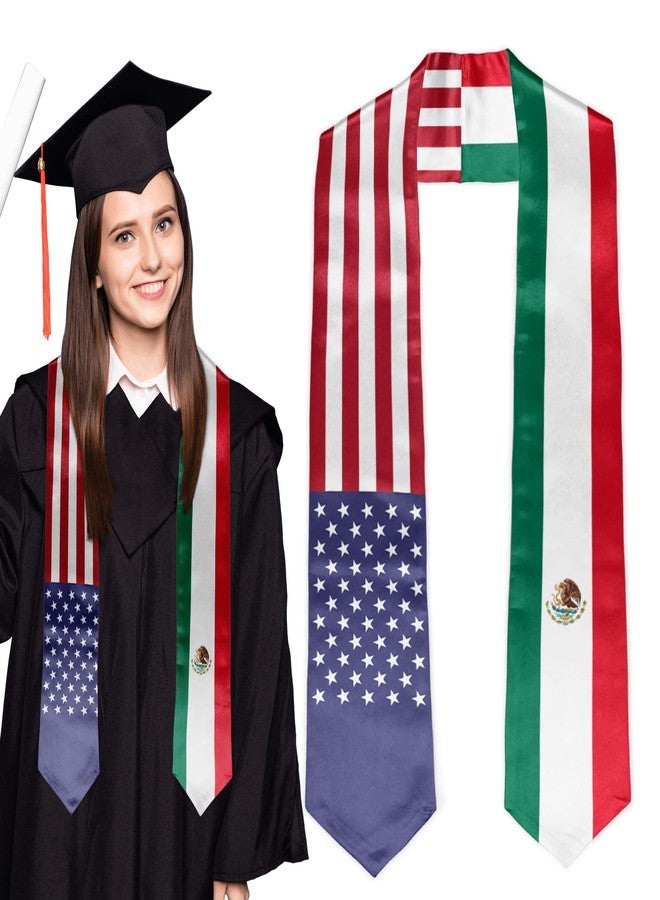 وشاح تخرج من Vcmaluco، مزين بعلم المكسيك وكوبا، هدية تخرج 2023 - Image 2